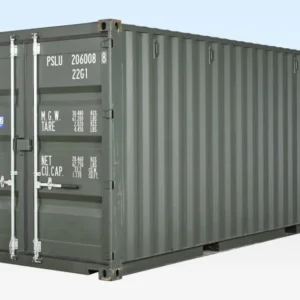 20FT SHIPPING CONTAINER (ONE RIDE) DARK GREEN (RAL 6007)